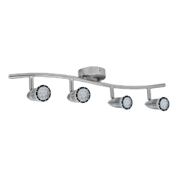 Spazio Nyla 4 light spot sat nickle Gu10