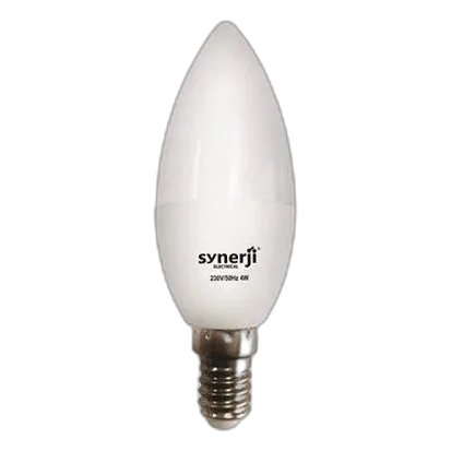 Synerji 4.2W SES Warm White LED Candle, Dimmable