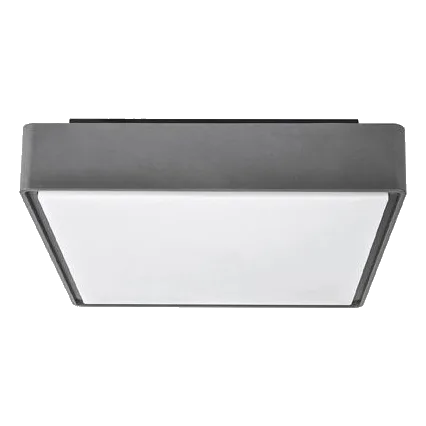 Synerji SYOBH002GRCW Grey 16W LED Bulkhead