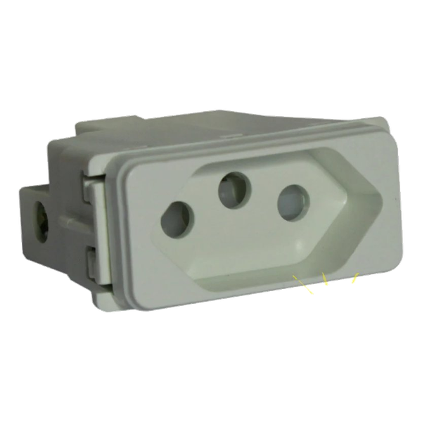 VETi  – White 16A V-Slim 3 Pin Socket Outlet (V208WT)
