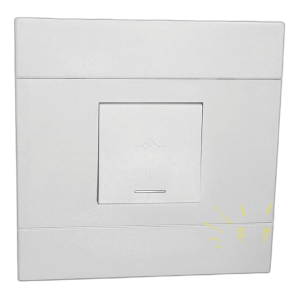 Veti –  White 30 Amp Double Pole Isolator (2VW2130D)