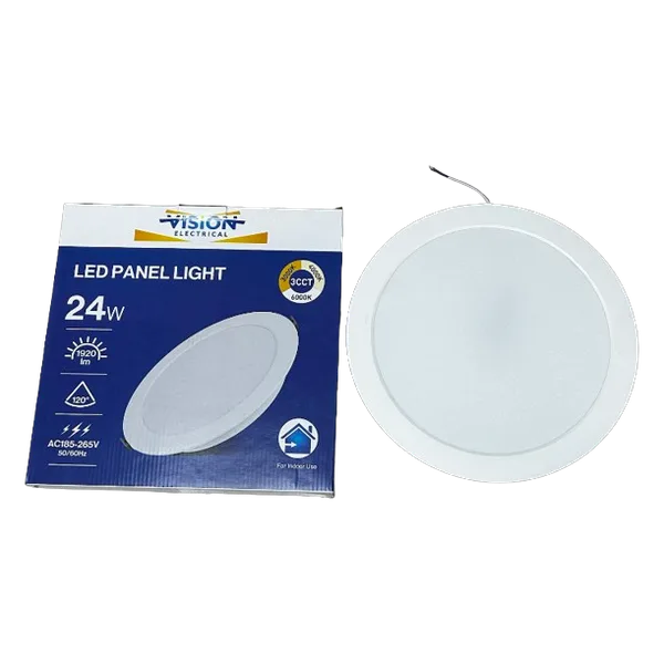 Vision 24W LED Panel Light 3CCT Round
