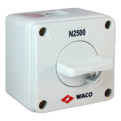 Waco N2500 16Amp 2 Pole Turn Switch
